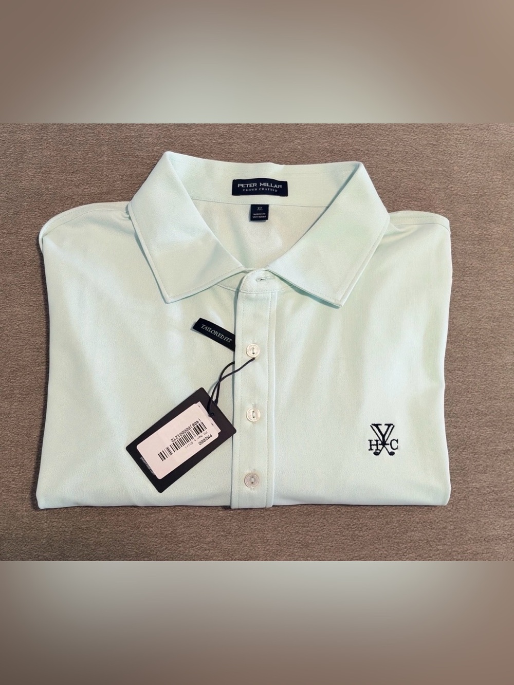 Yeamans Hall Club Peter Millar Crown Crafted Extra Large XL Golf Polo Shirt YHC